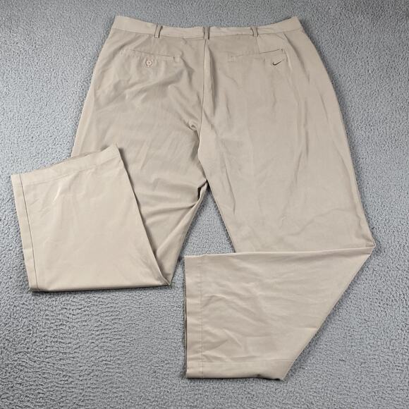 Nike Fit Dry Chino Pants Men's 40x32 Beige Slacks Trouser Formal Business - Picture 7 of 9